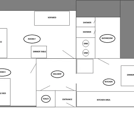 Апартаменти For Big Group - 6 Bedrooms & 2 Same House